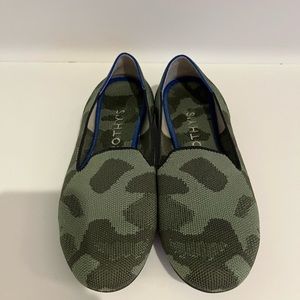 Rothy’s Olive Camo Loafer size 9